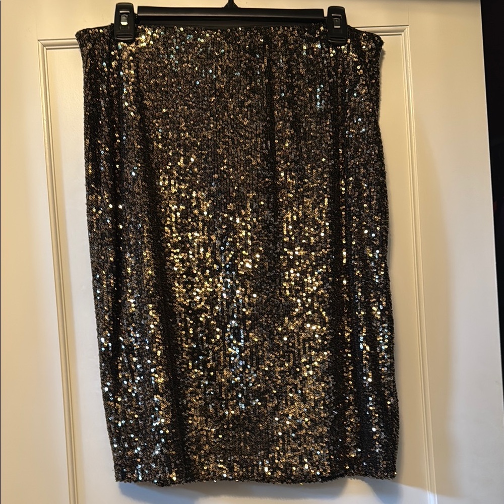 Sequin Gold Skirt